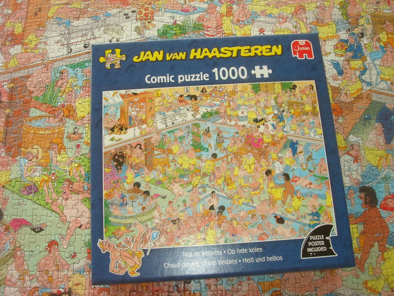 Te koop Complete jan van haasteren puzzel Op hete kolen 1000 stukjes