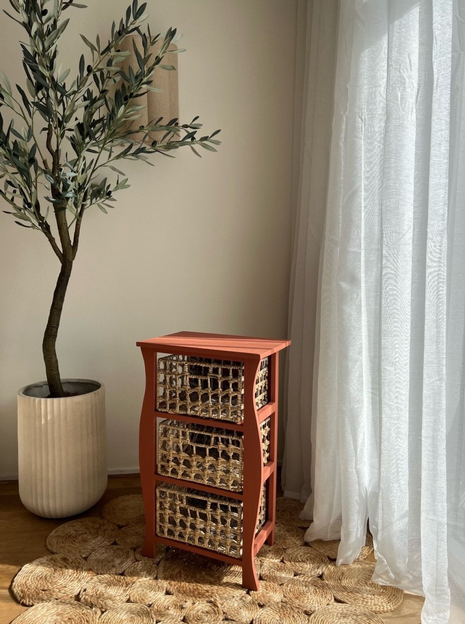 Rustiek kastje | terracotta & rotan | boho look