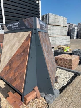 Nieuwe gebakken klinkers
