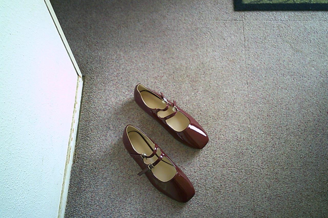 VINTAGE lederen ballerina in TOP conditie ... maat 39