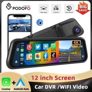 Android spiegel, carplay met camera!