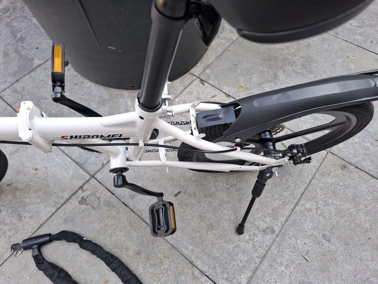 Vouwfiets/ mountainbike stijl. 20inch, wit