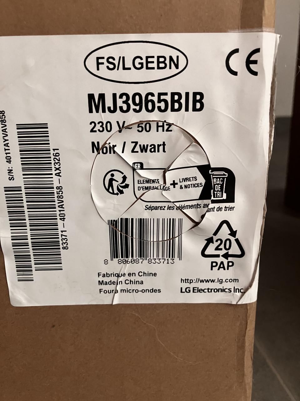 LG Combi-magnetron, vrijstaand (nog in verpakking)