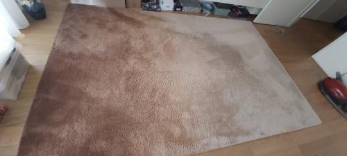 Vloerkleed 340x220cm crème gemelleerd