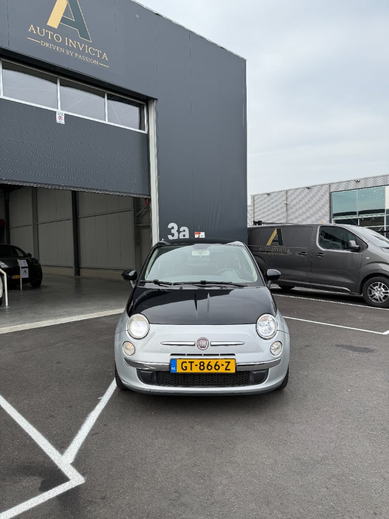 Fiat 500 1.2 - rosa - glazen dak