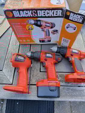 B&D accu gereedschap set