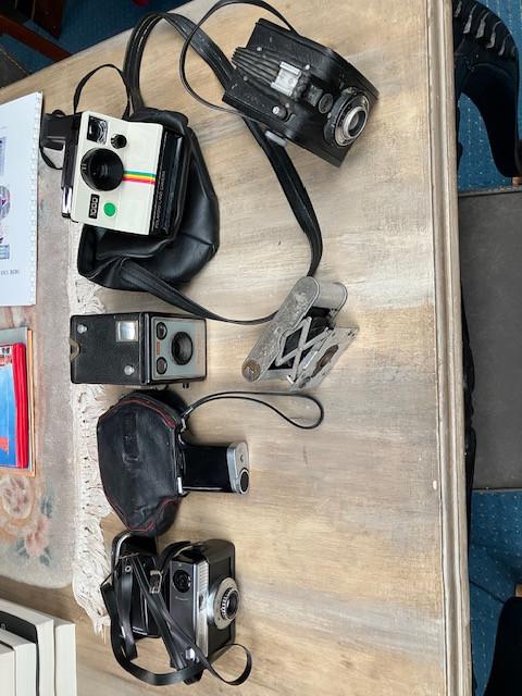 Klassieke lot foto en camera toestellen