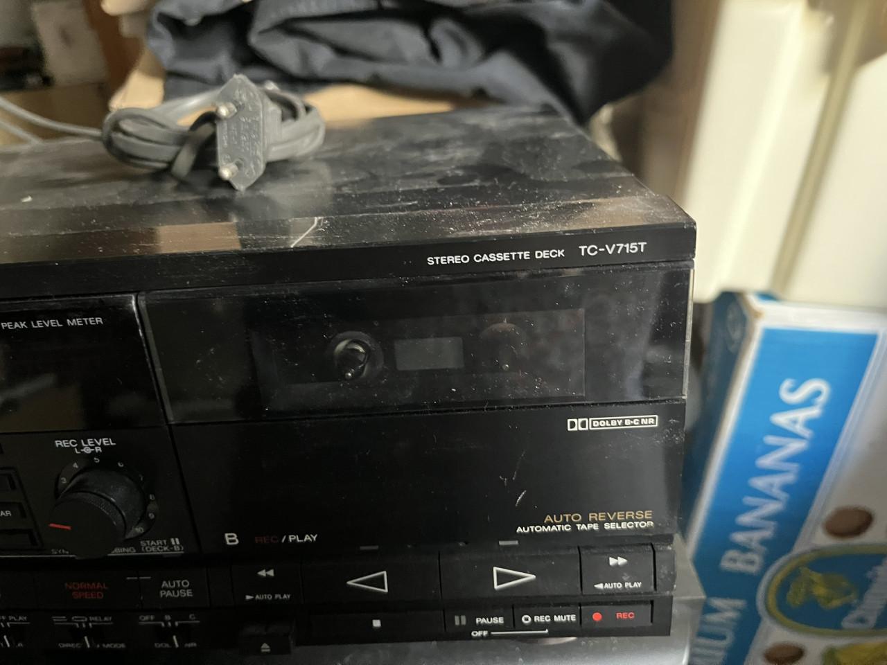 Sony Stereo cassette deck TC-V715T