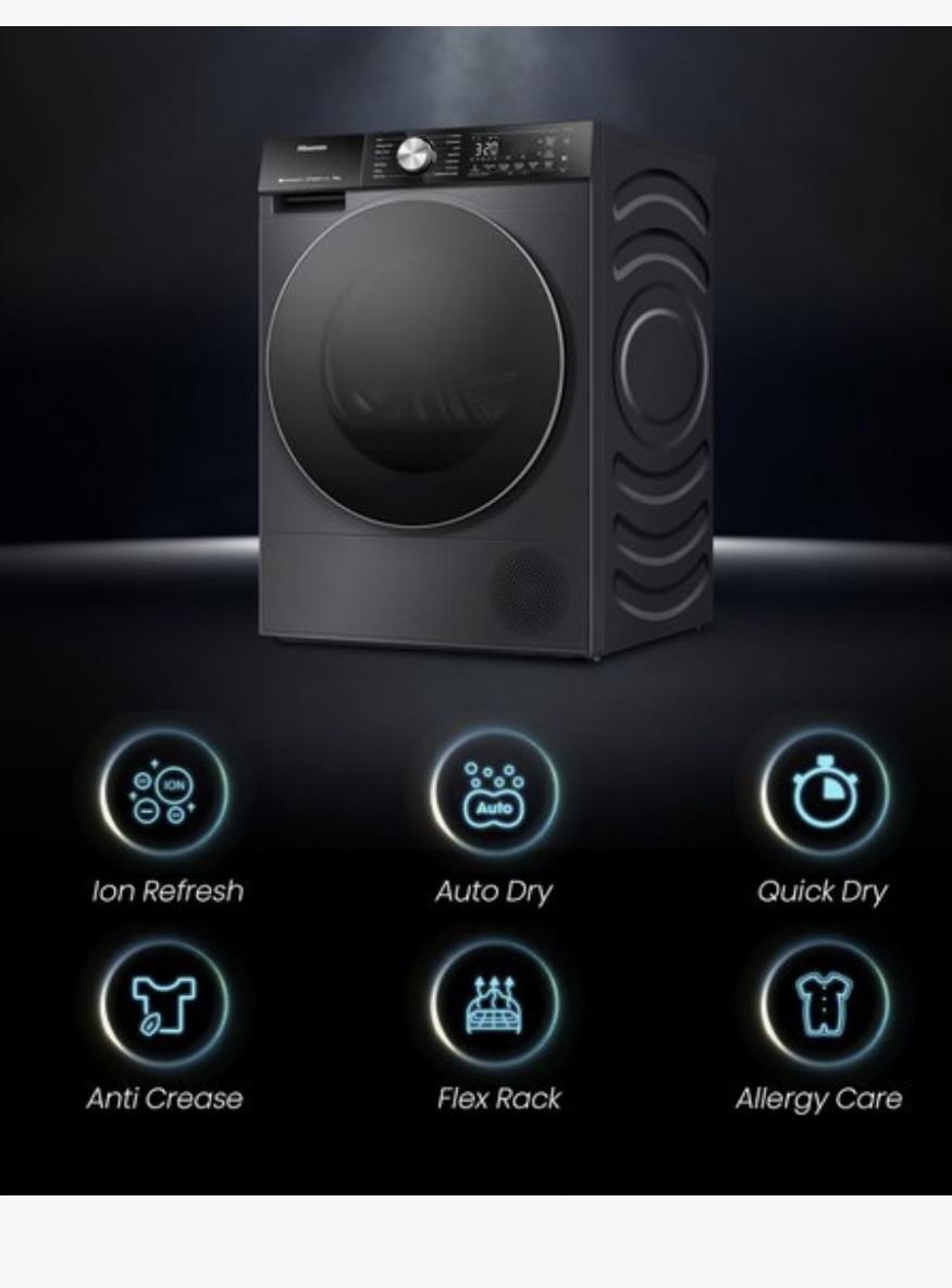 Warmtepompdroger Hisense 8kg A+++