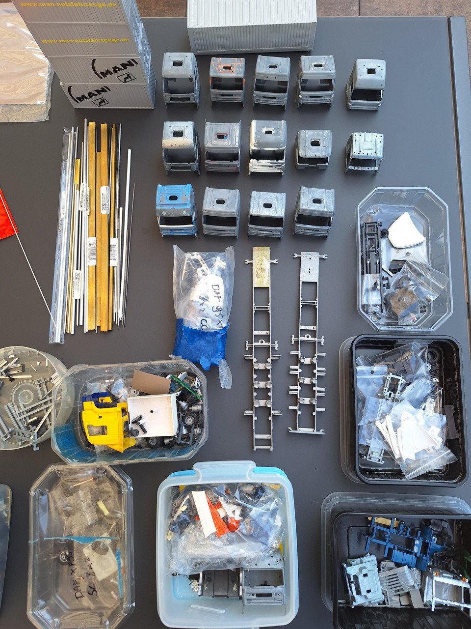 Modelbouw onderdelen 1:50 (grote partij)