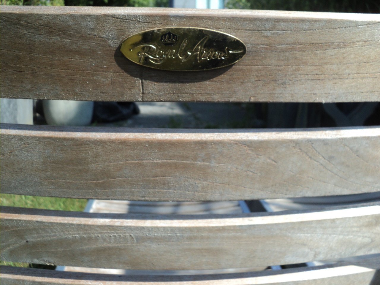 2 indentieke TEAK HOUTEN ligbedden ROYAL ARROW