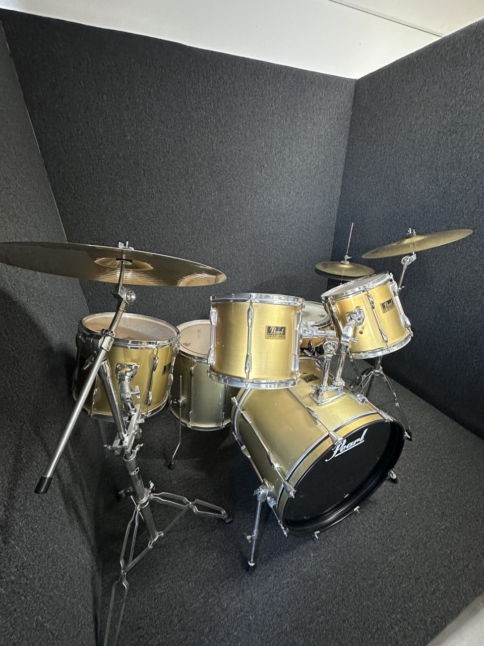 Drumstel Pearl Export Gold Compleet Set 9-delig