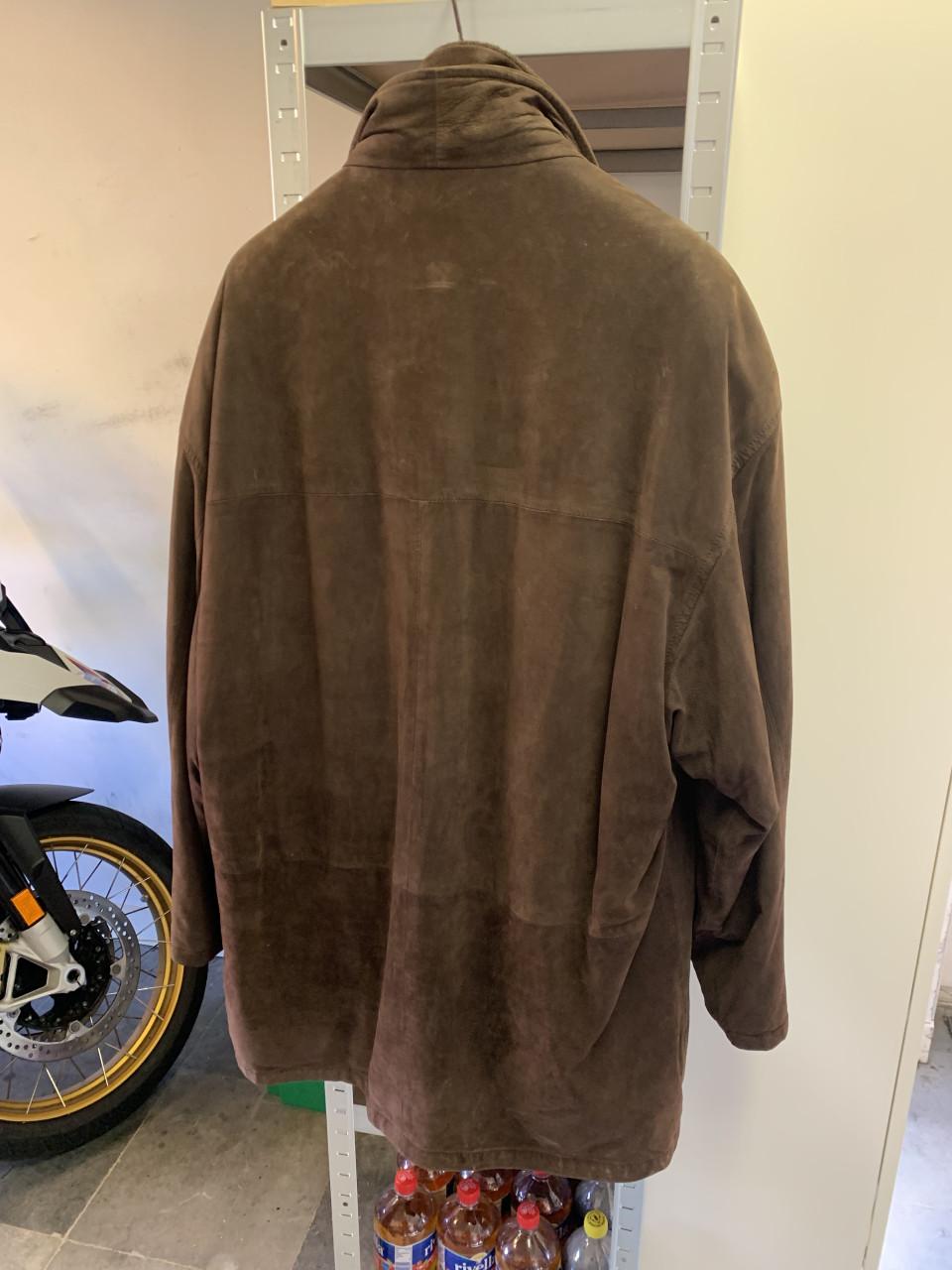 Kostbare Kapraun jas NIEUW ongedragen zeer soepel leder/suede en wol
