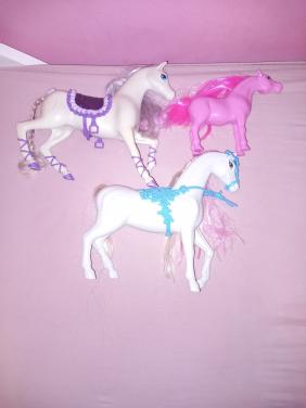 3 barbiepaarden