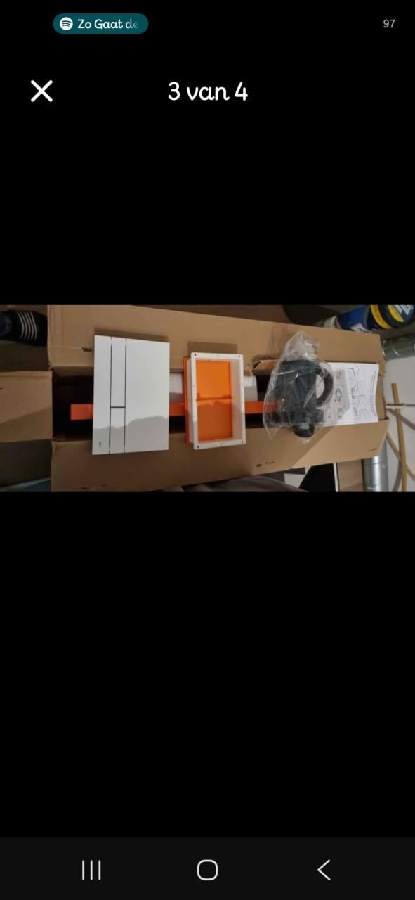 Inbouwelement voor toilet, nieuw