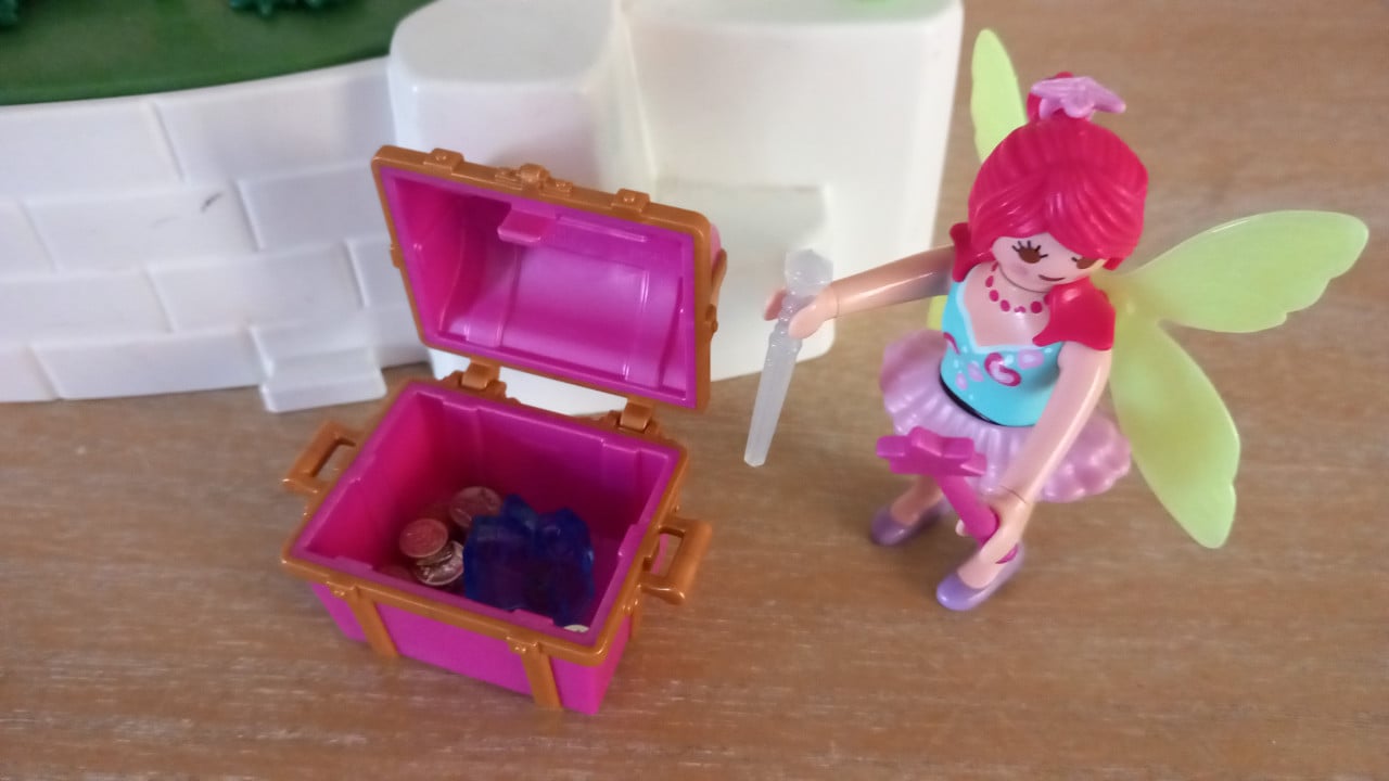 Playmobil groeiende plantentuin met fee en prinses