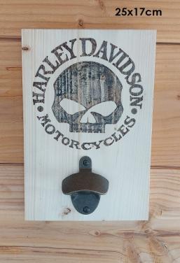 Houten Harley Davidson Decoratie