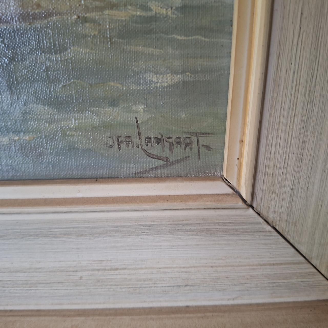 Bomschuiten op het strand