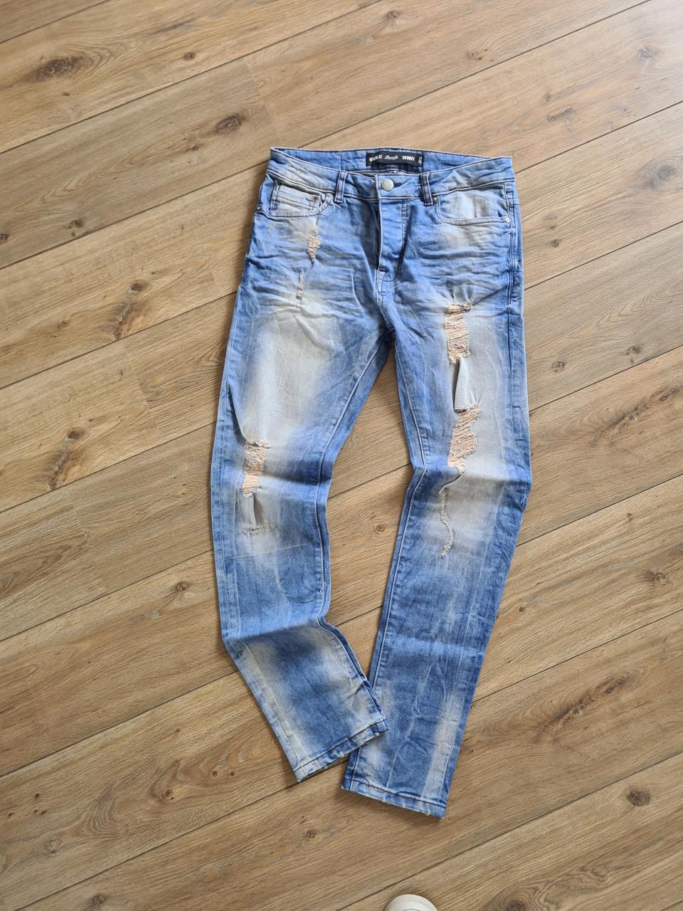 Mooie blauwe skinny jeans van Denim Co. in maat W32/L32.