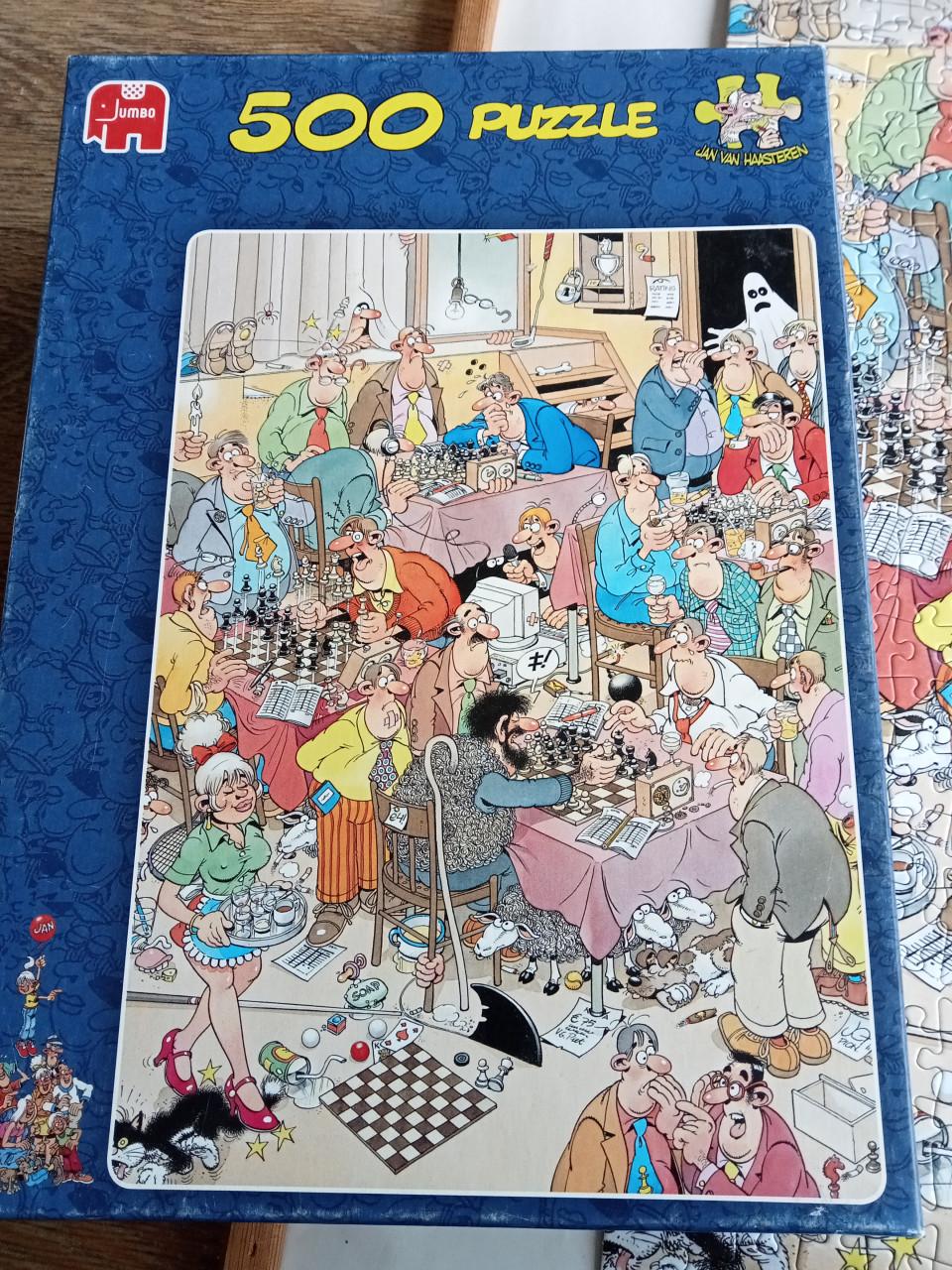 Jan van Haasteren "de schaakclub" 500 stukjes