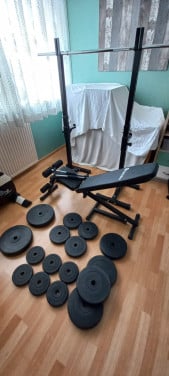 Haltersteunen en trainingsbank