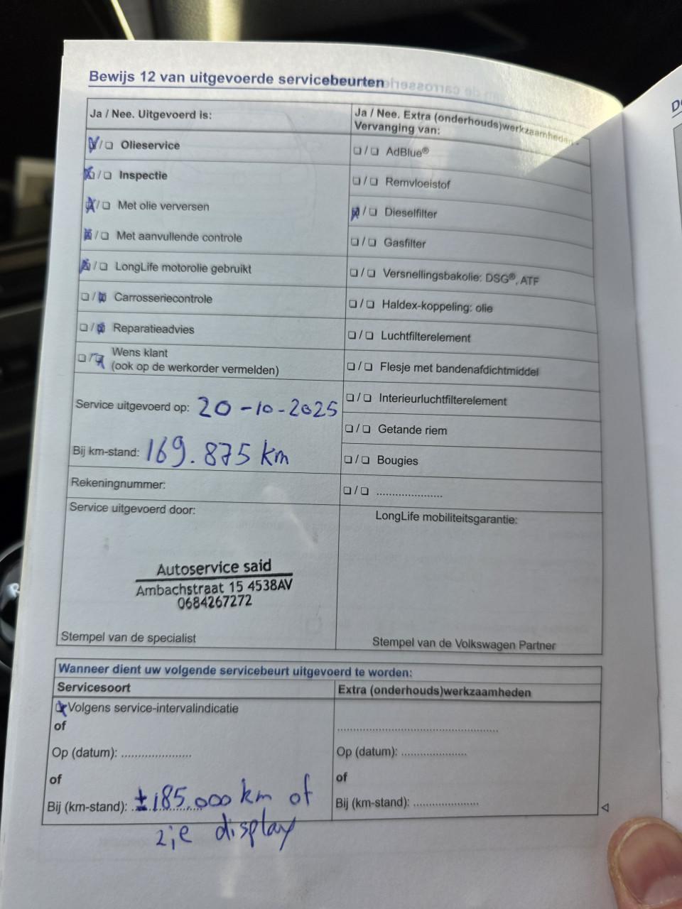 Volkswagen Golf 7 1.6 TDI 150pk NAP onderhoudshistorie