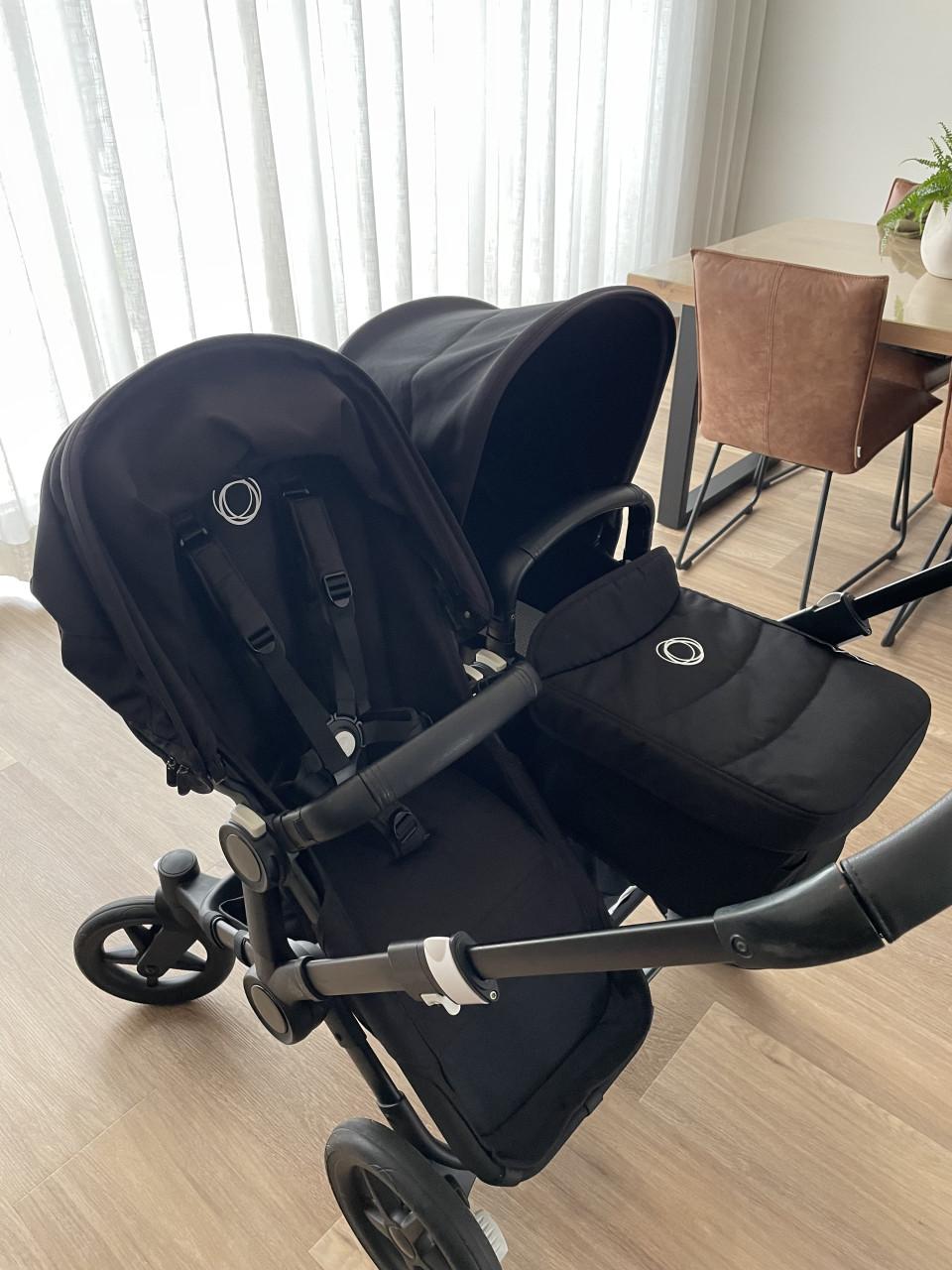 Bugaboo Donkey 3 Duo All Black - met veel accessoires