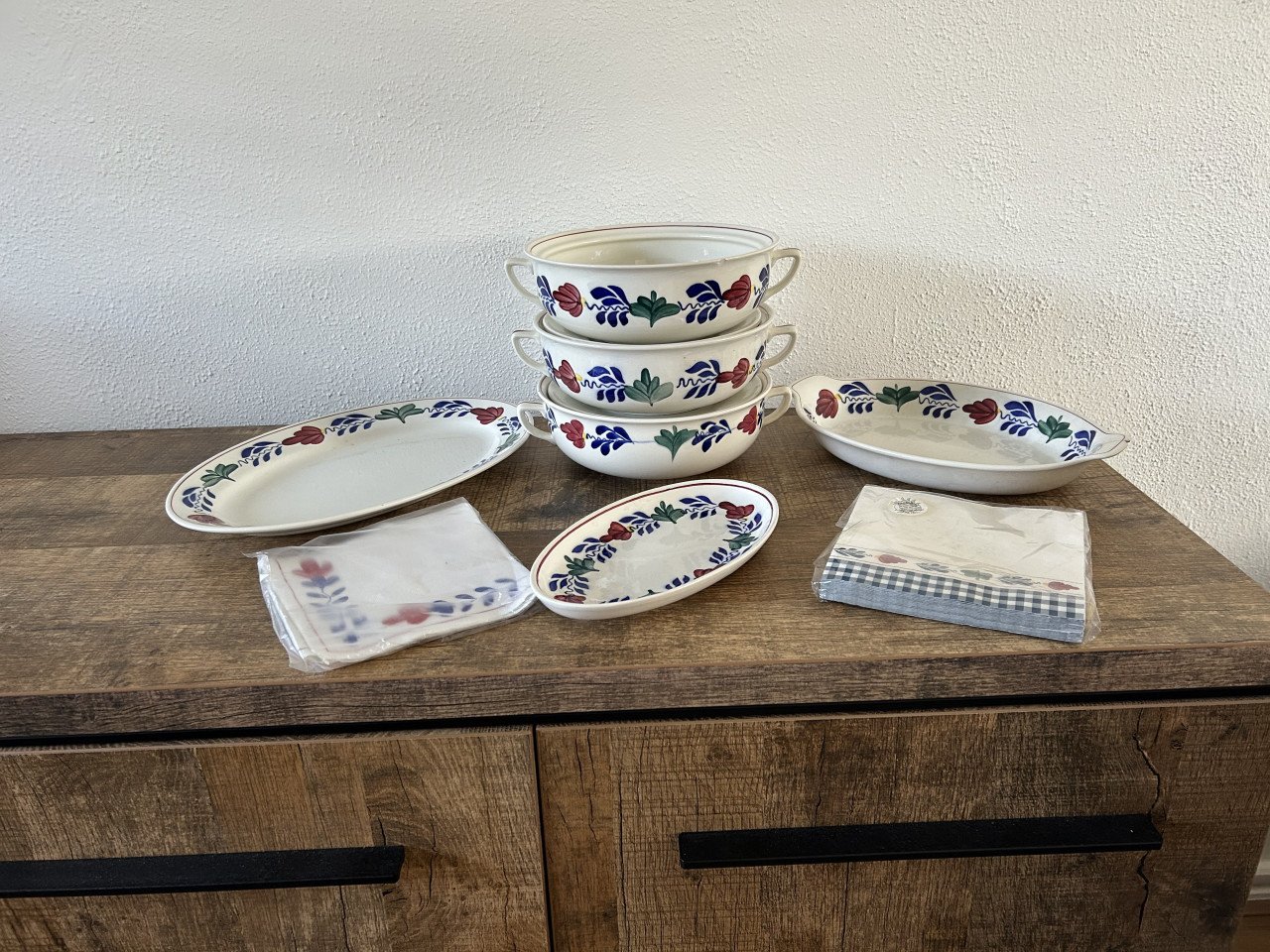 Boerenbont servies