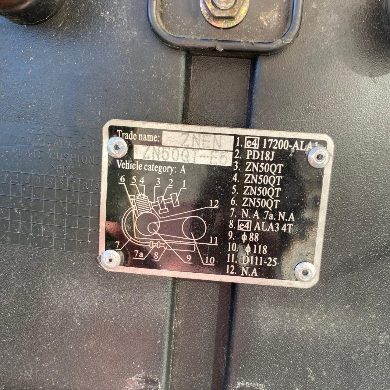 Gratis op te halen Znen legend scooter