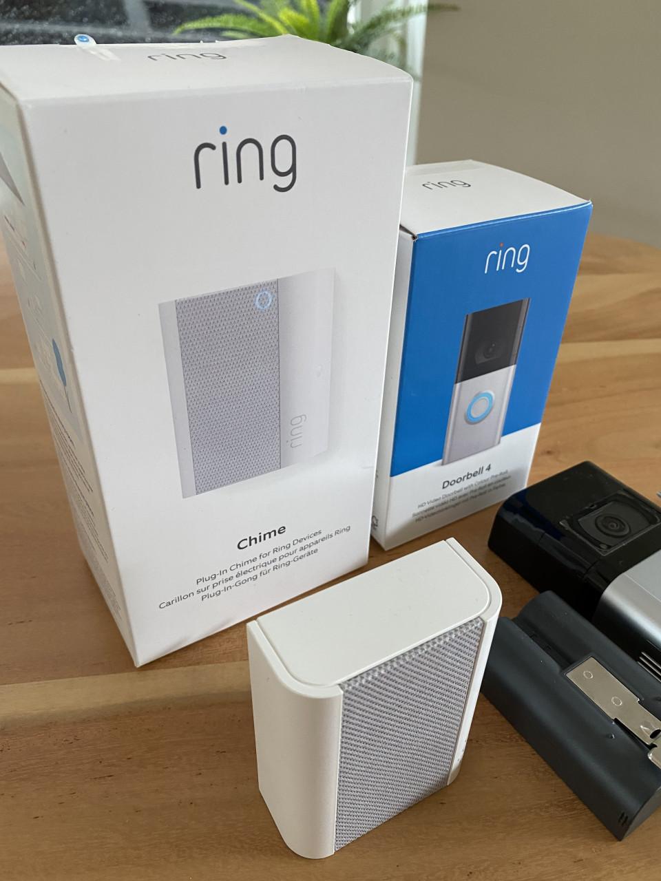 Ring video deurbel met chime