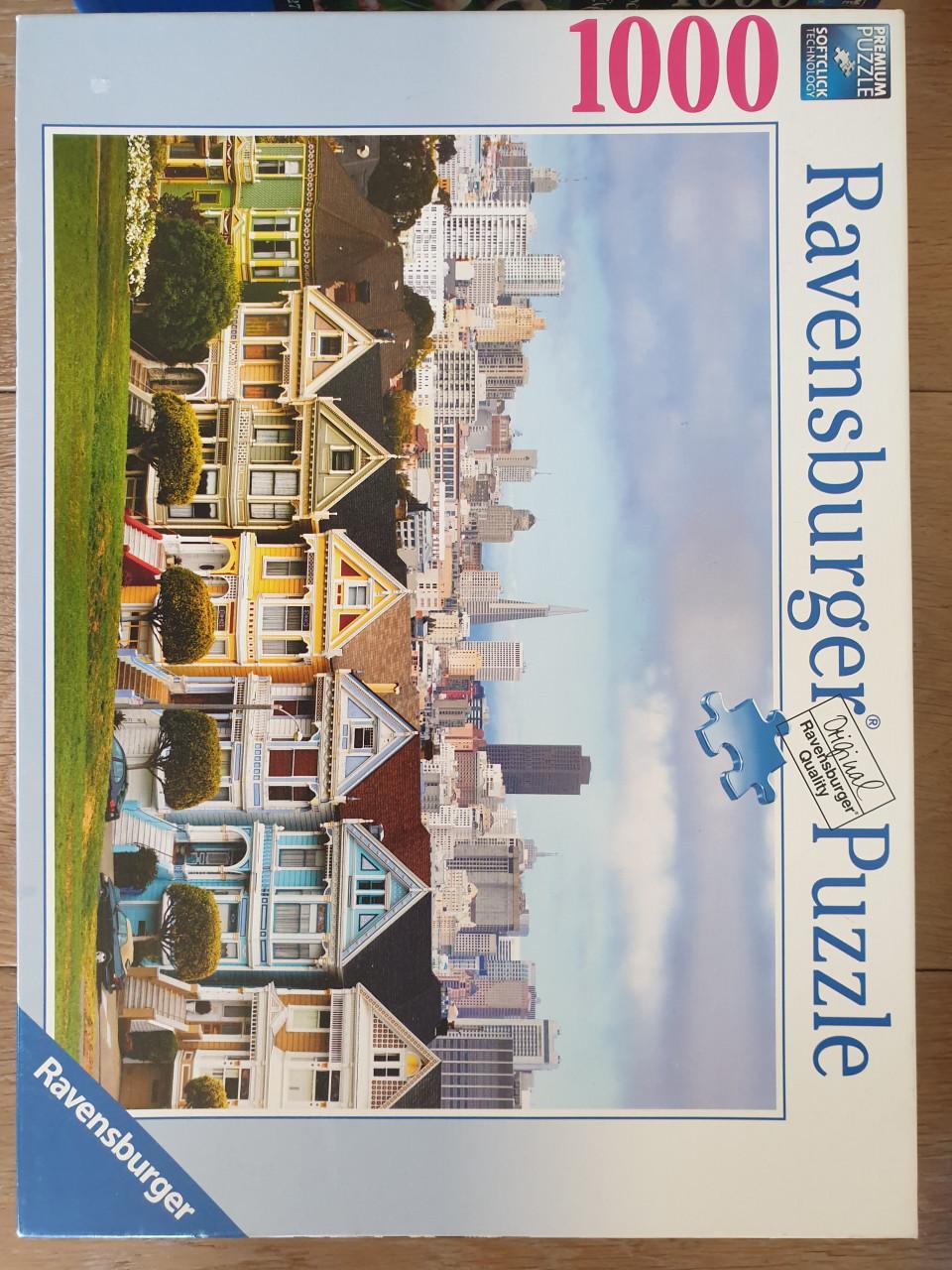 4 puzzels 1000 en 500 stukjes