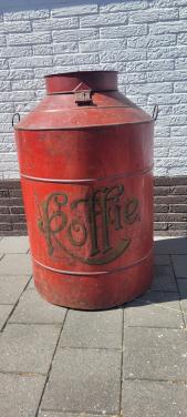 Koffie blik antiek