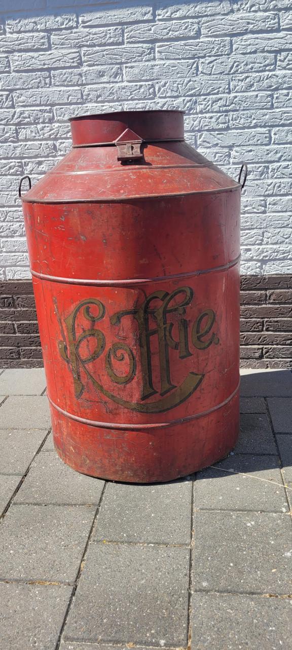 Koffie blik antiek