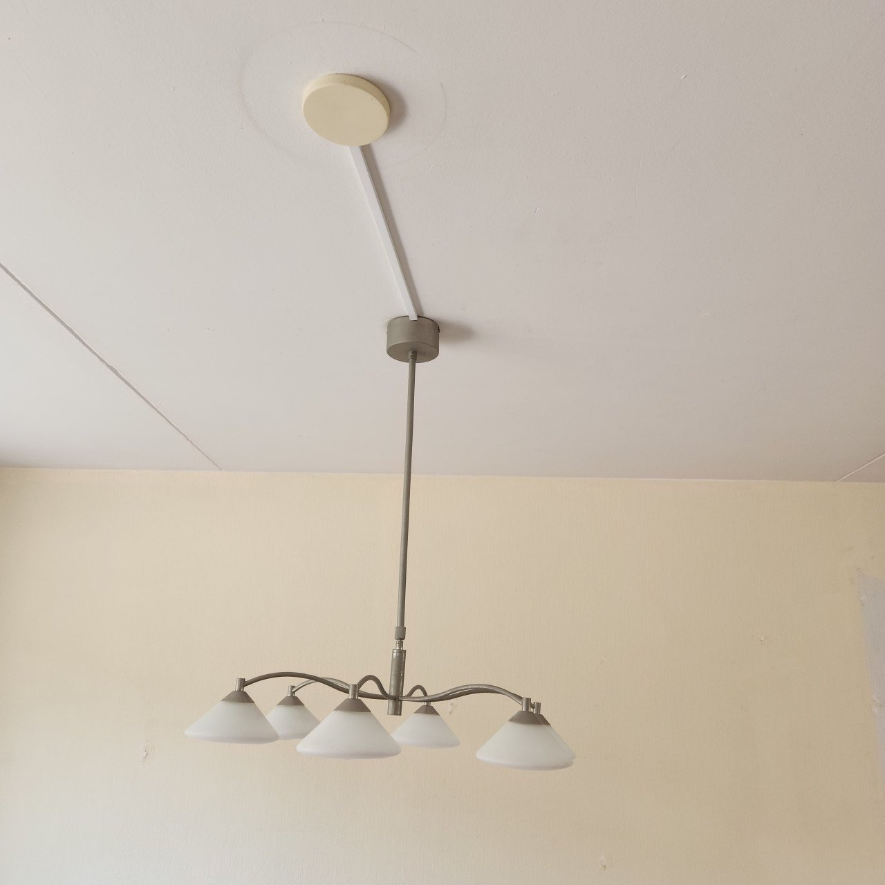 Woonkamer hangamp met 6 armen