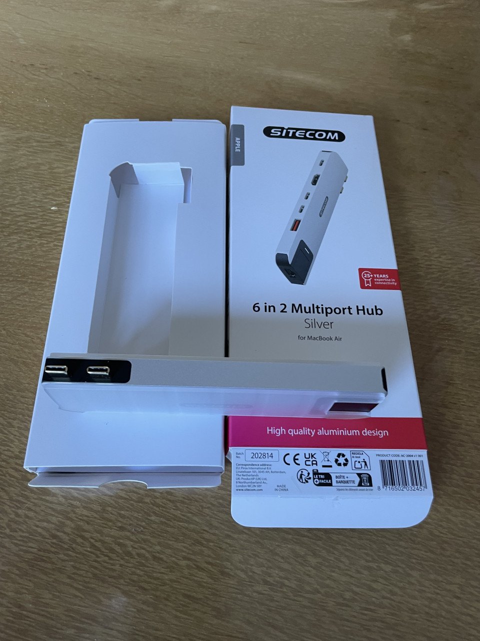Multipoort hub Macbook air