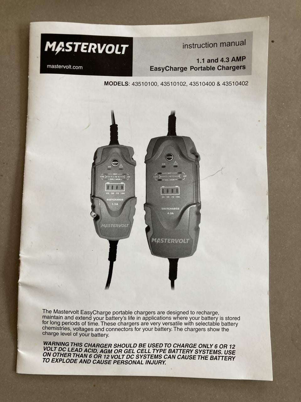 Mastervolt Acculader EasyCharge