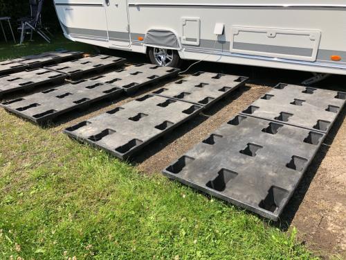 Voortent vloer voor caravan