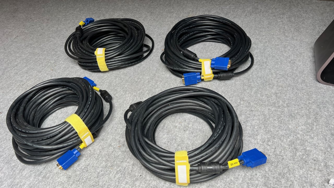 VGA kabel 20 meter male-male