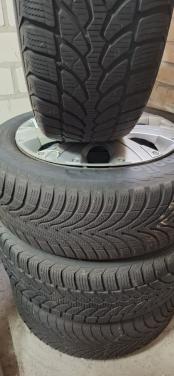 Stalen velgen met winterbanden Opel Zafira