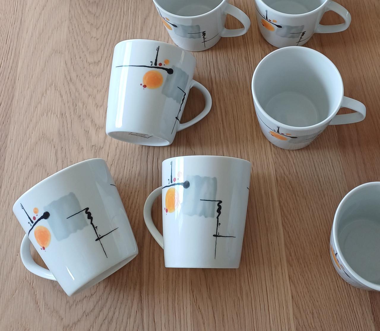 Vrolijk  gekleurde Servies set Sunrise