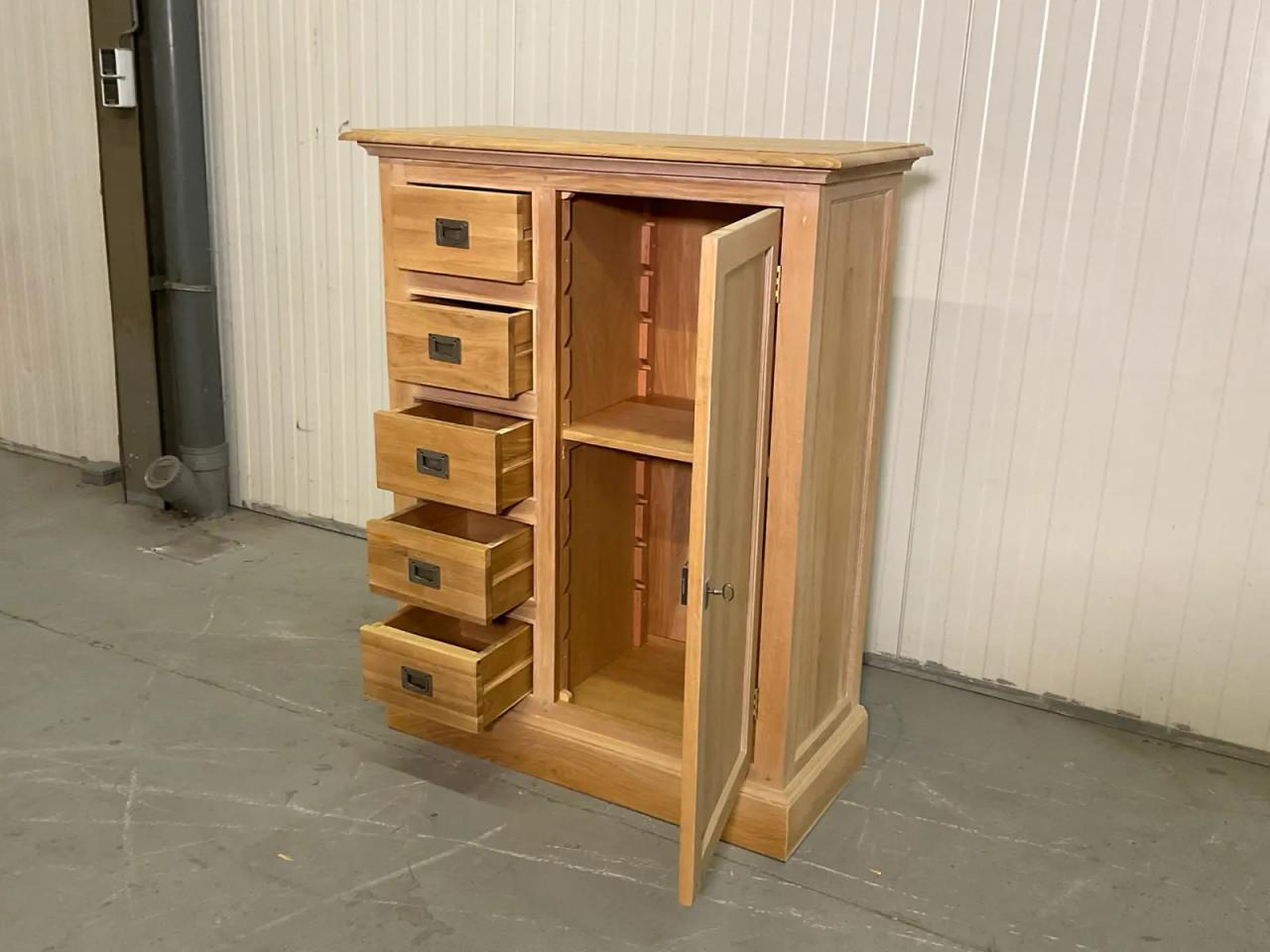 Eiken Buffetkast / Ladenkast 125x90x40 Nieuw