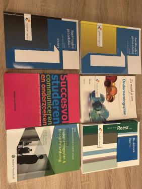 Diverse HBO studieboeken Recht & Bedrijfskunde