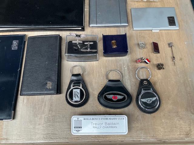 Manchetknopen,speelden van zilver van Rolls Royce & Bentley hele collectie