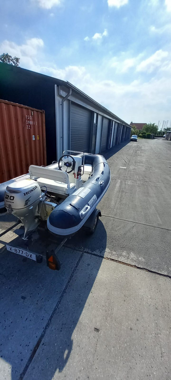 Rib 290 met honda 20pk en trailer