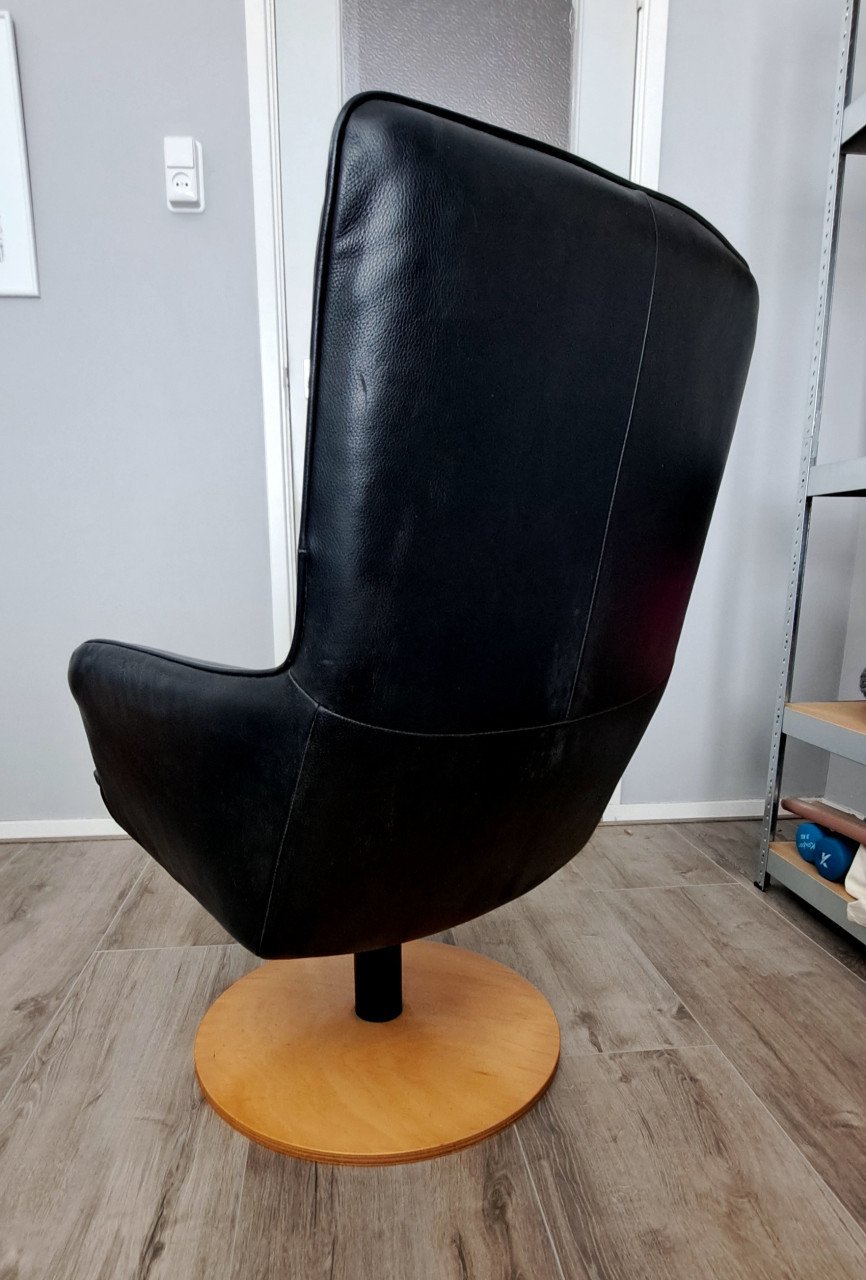Leren draaifauteuil