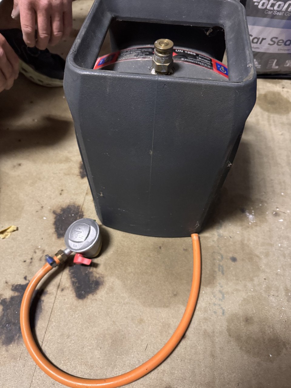 Camping gasfles