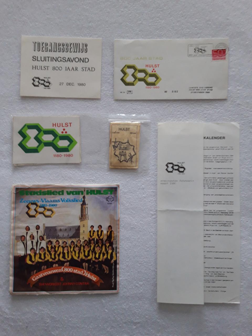 Spulletjes Hulst 800 jaar ( 1980 )