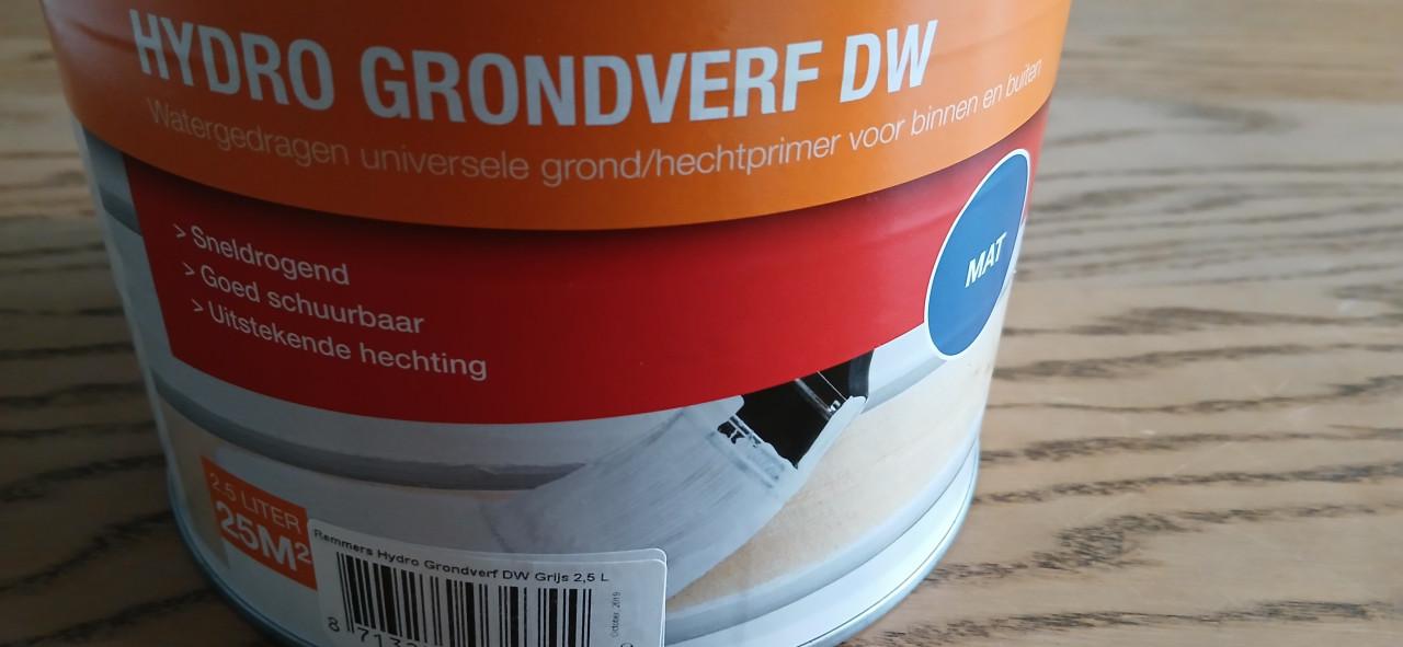 Remmers grondverf Hydro DW kleur grijs mat per 10ltr