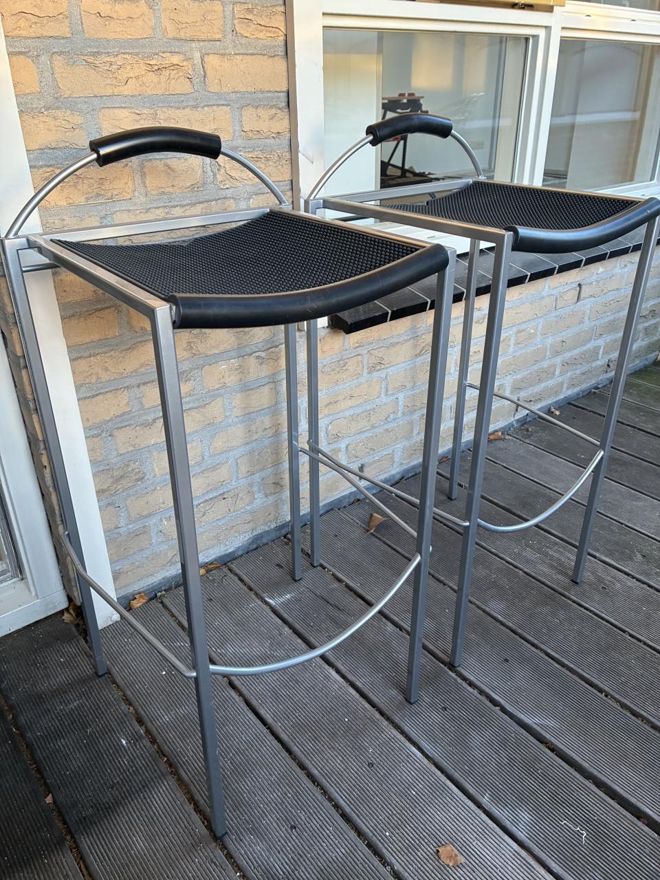Design barkruk Zeus, 2 stuks