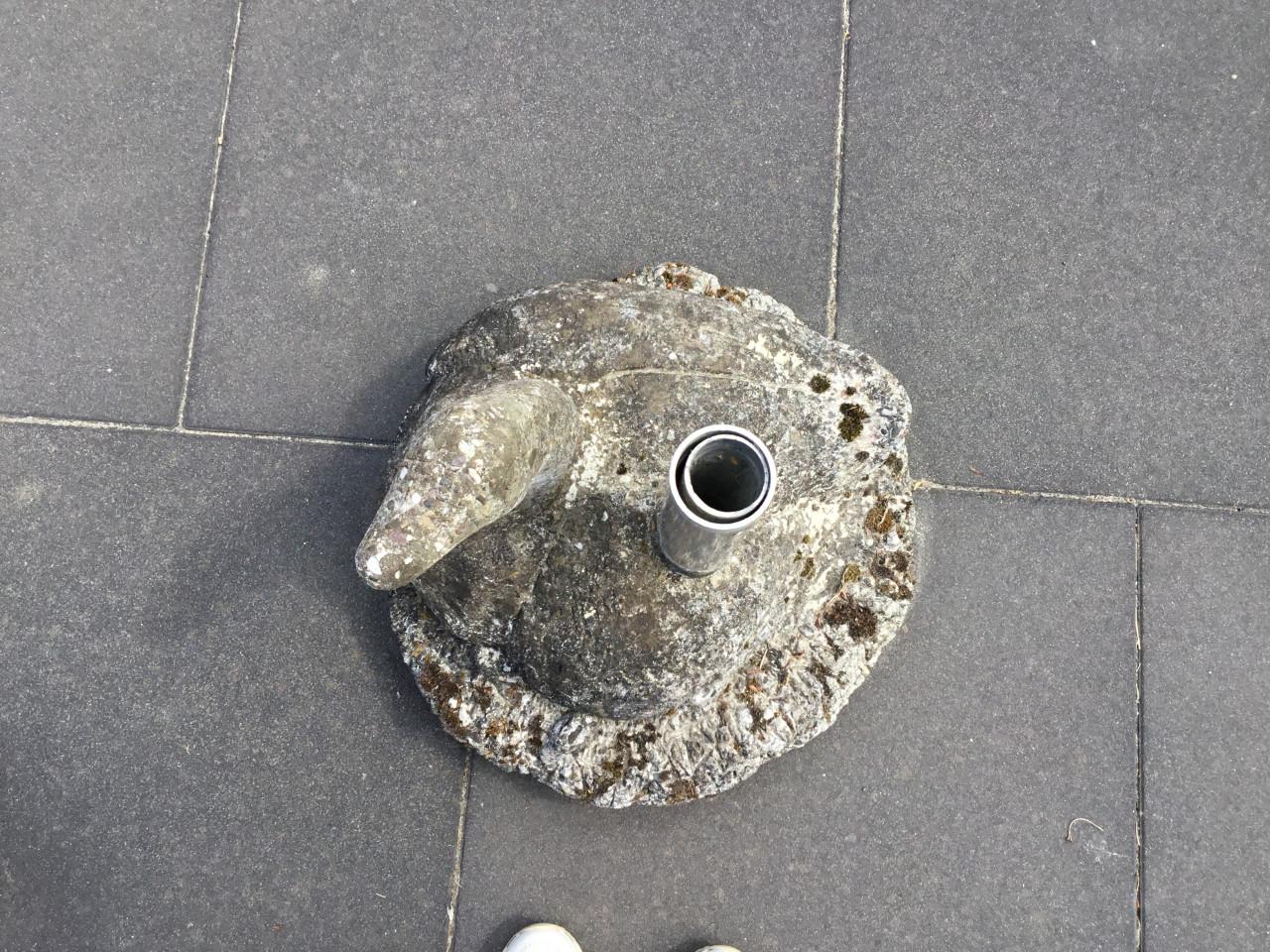 Parasolvoet.  Beton